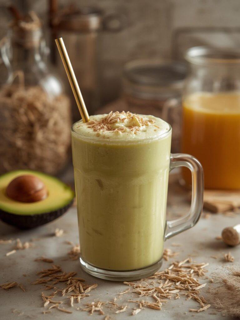Avocado Honey Cream Smoothie