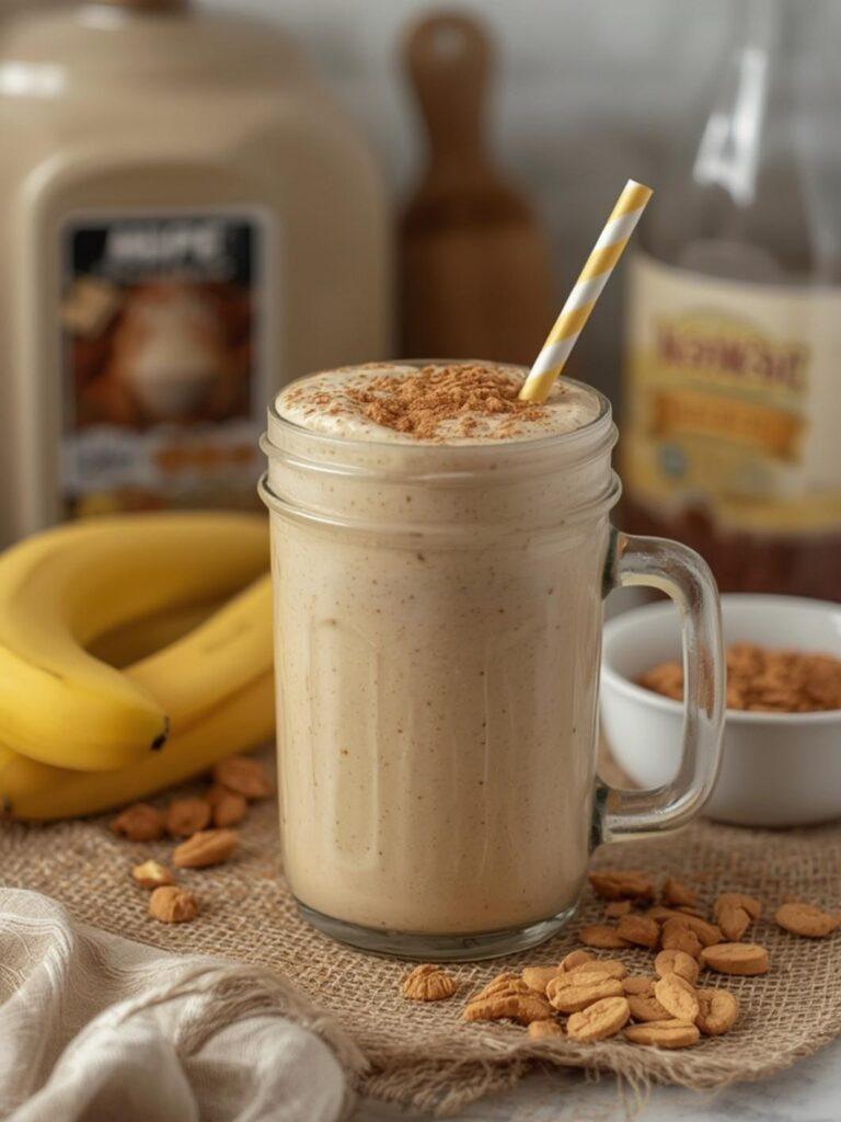 Banana Peanut Butter Protein Smoothie