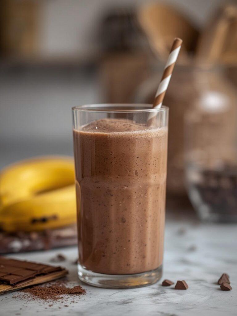 Chocolate Banana Muscle Smoothie