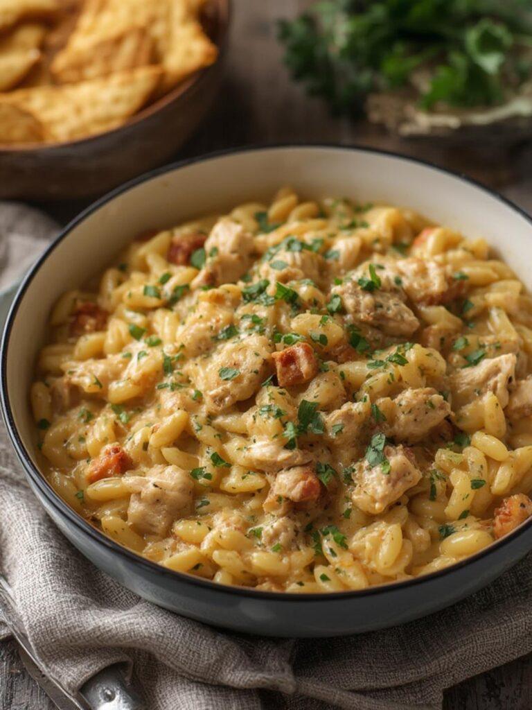 Creamy Chicken Orzo