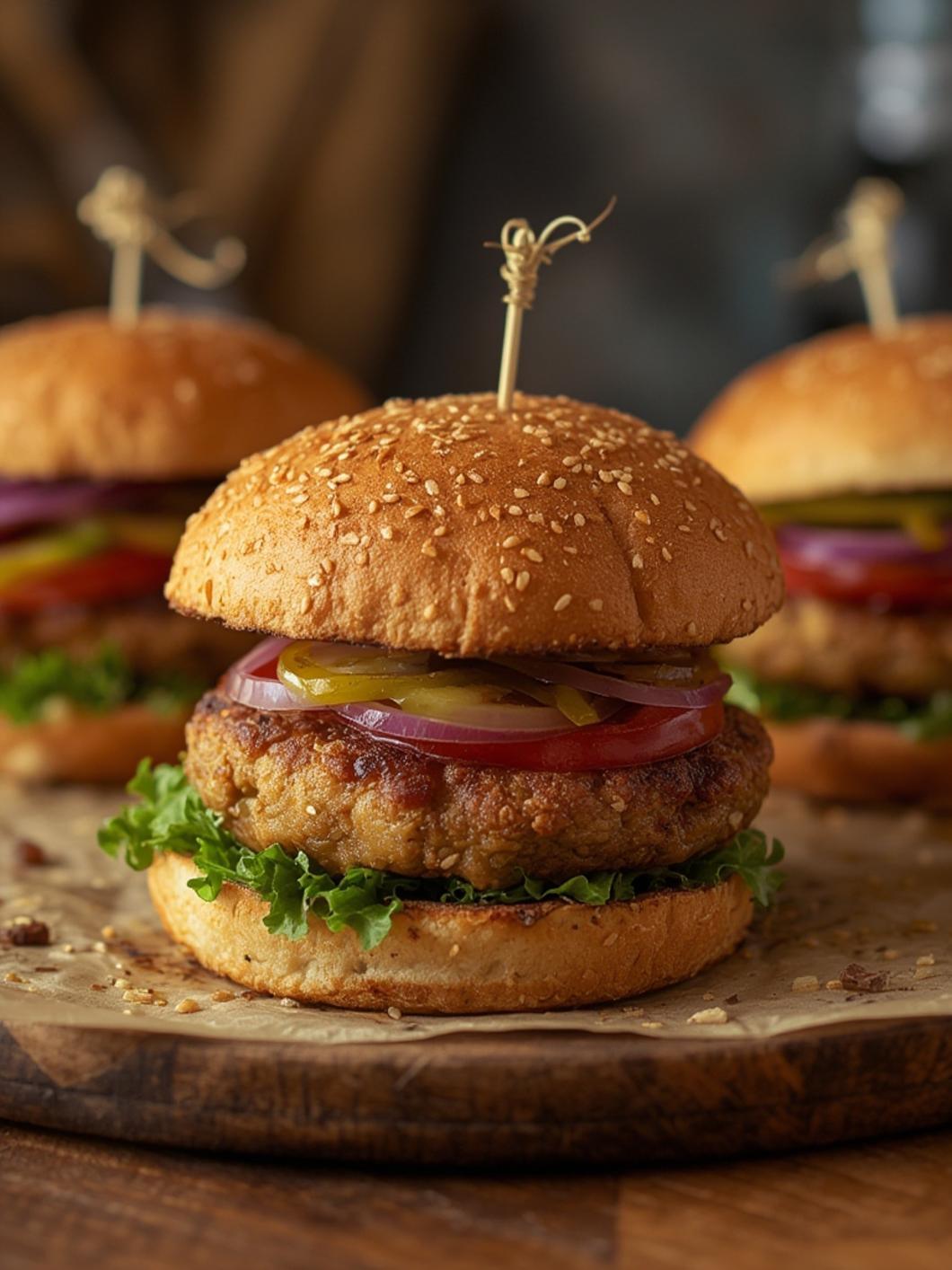 Crispy Onion Smash Burgers