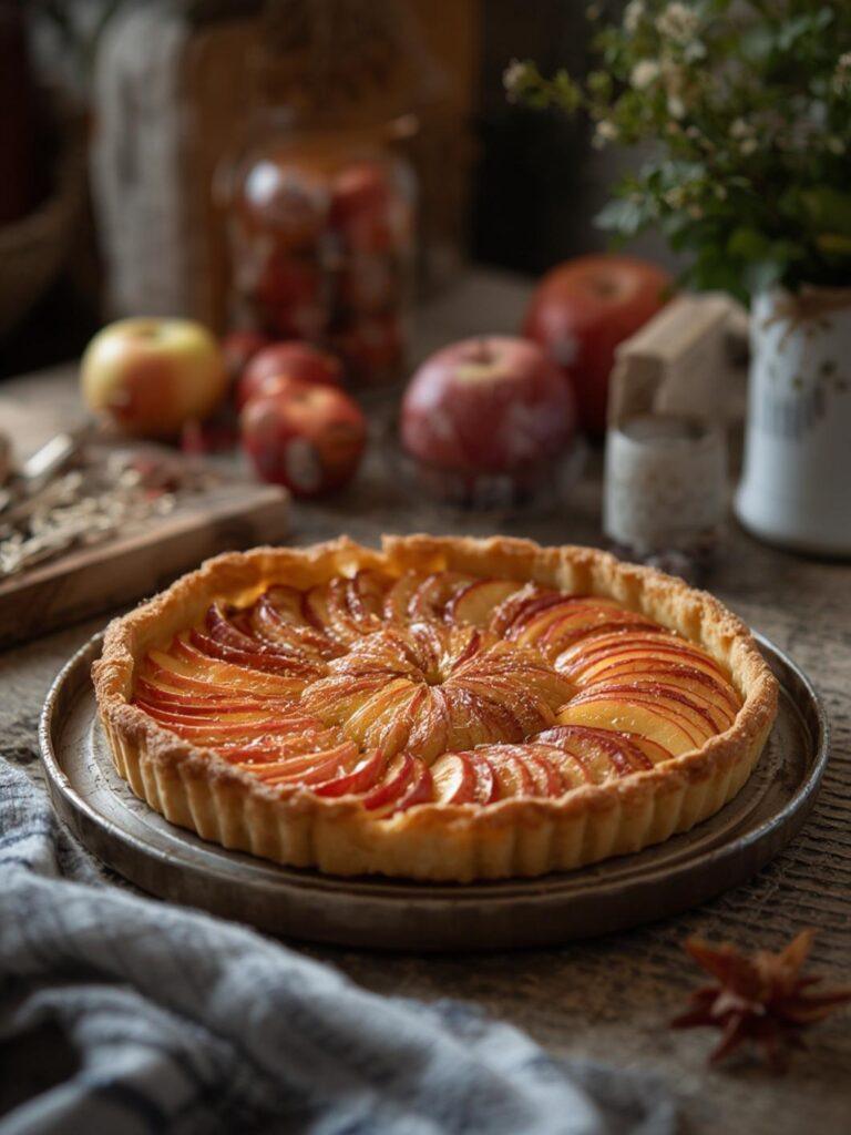 Easy French apple tart