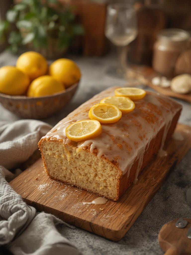 Glazed lemon loaf