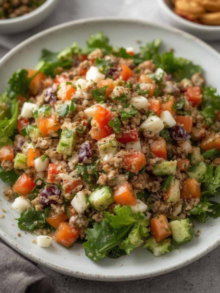 Grinder Chopped Salad served