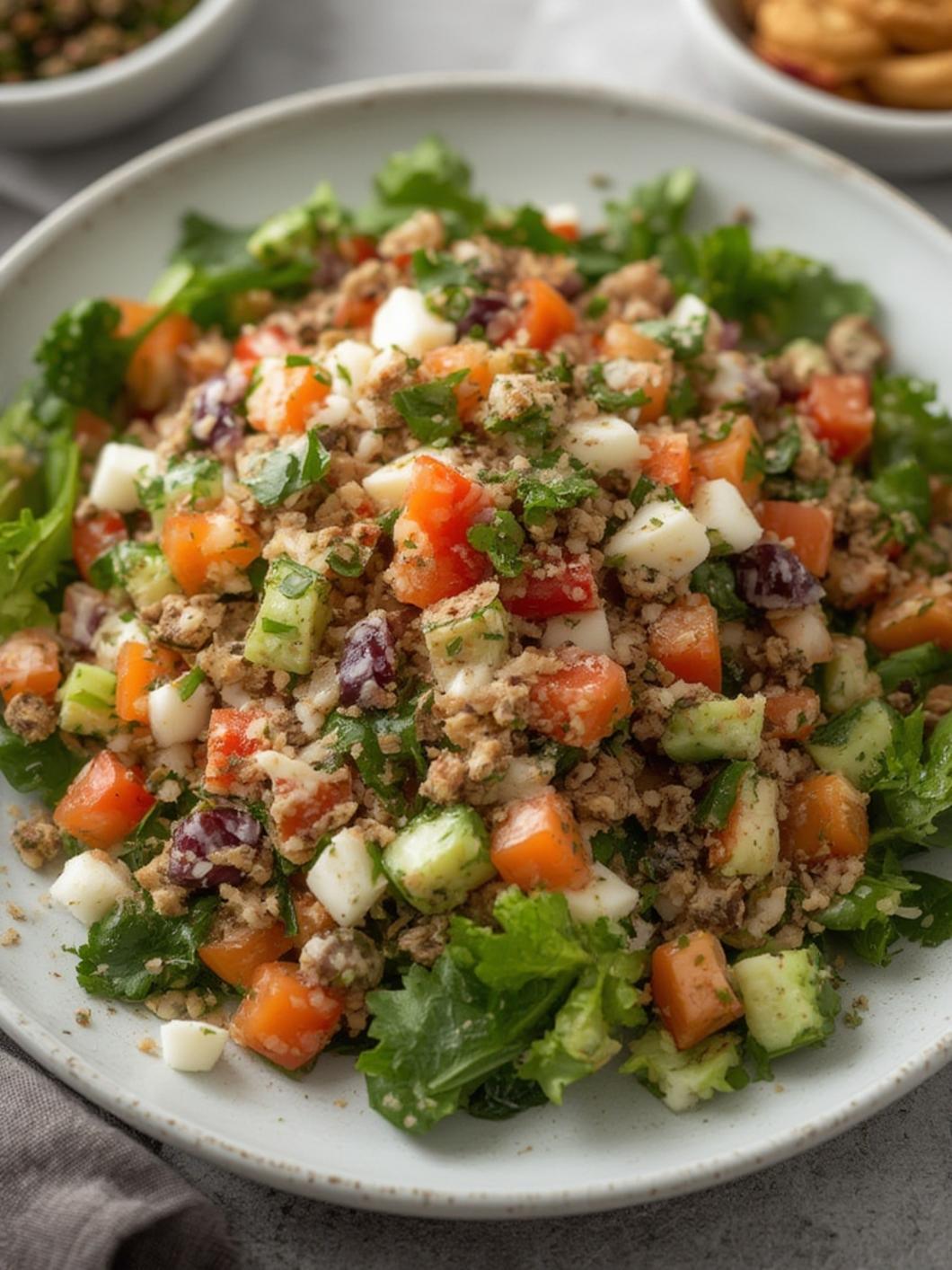 Grinder Chopped Salad served