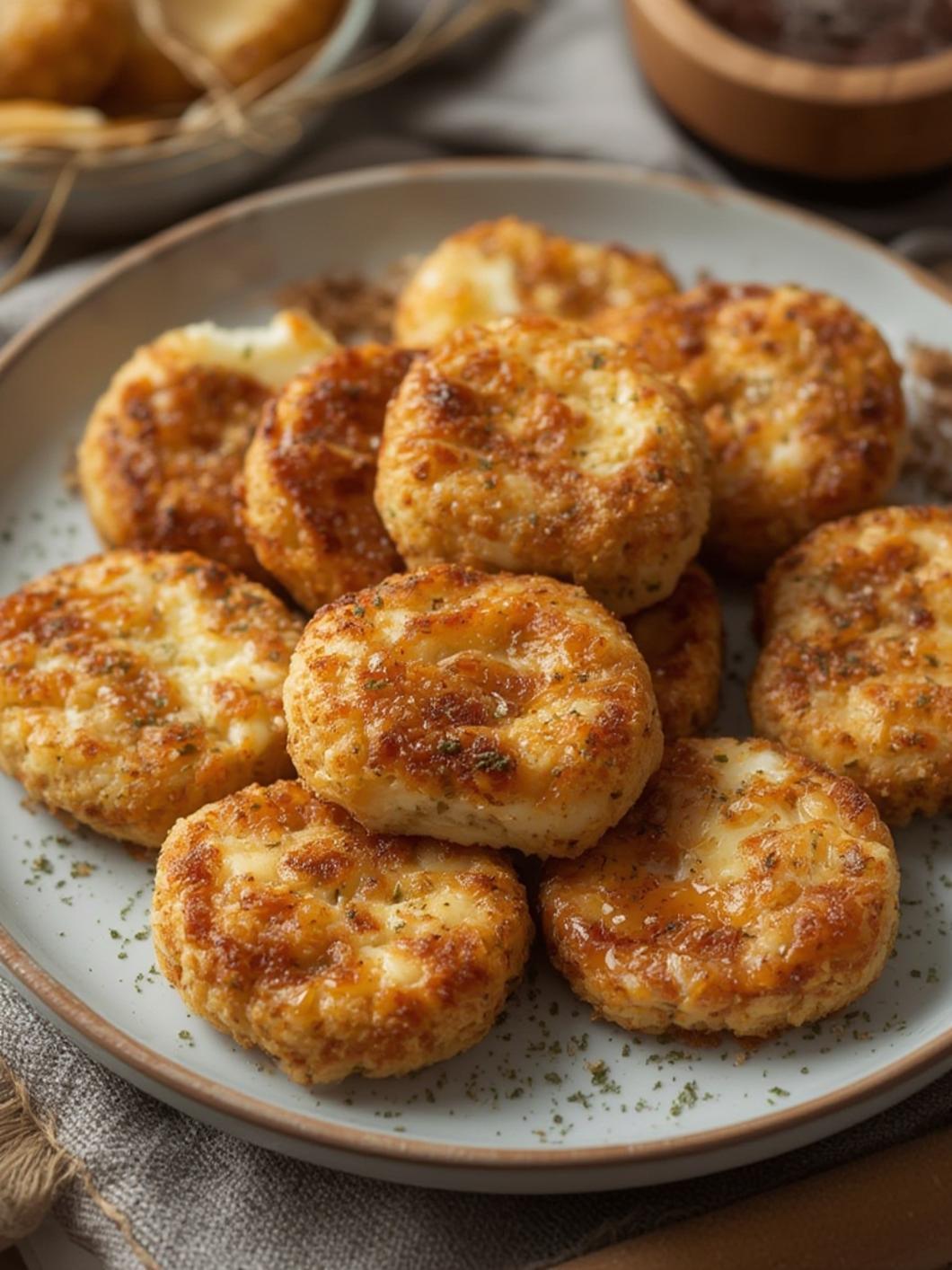 Maple Crisp Brie Bites served