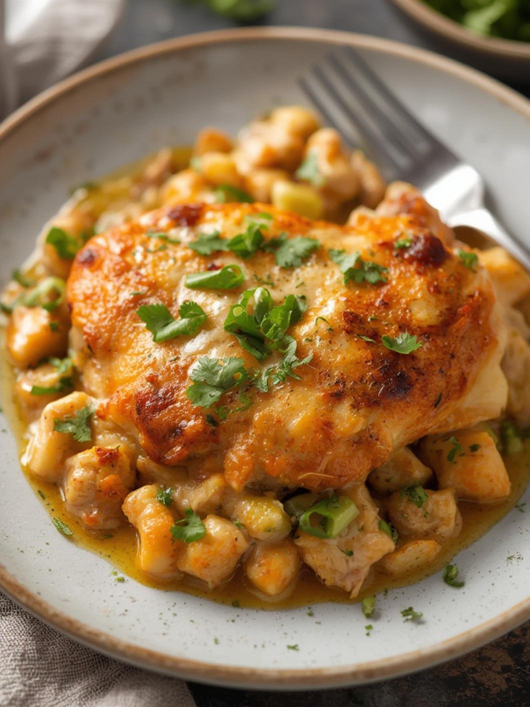 Million Dollar Chicken Bake served