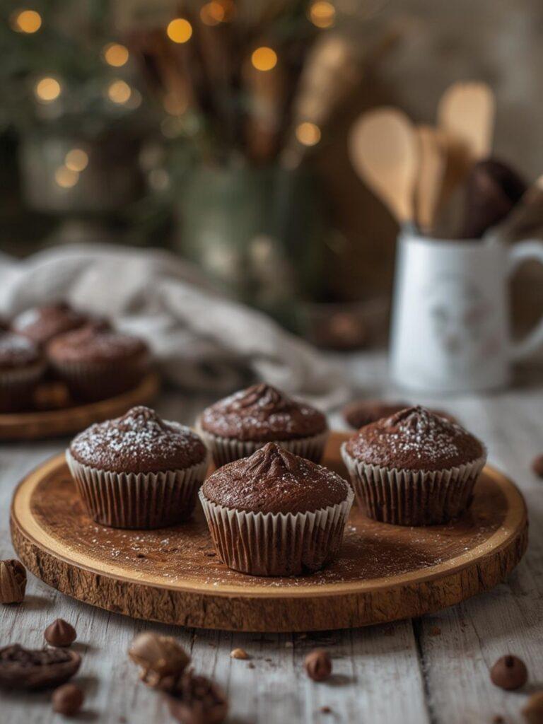 Mini chocolate cakes