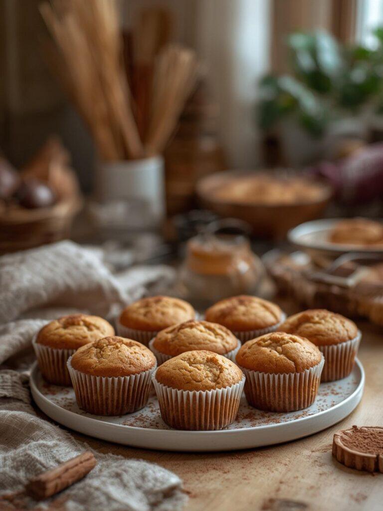 Mini cinnamon muffins