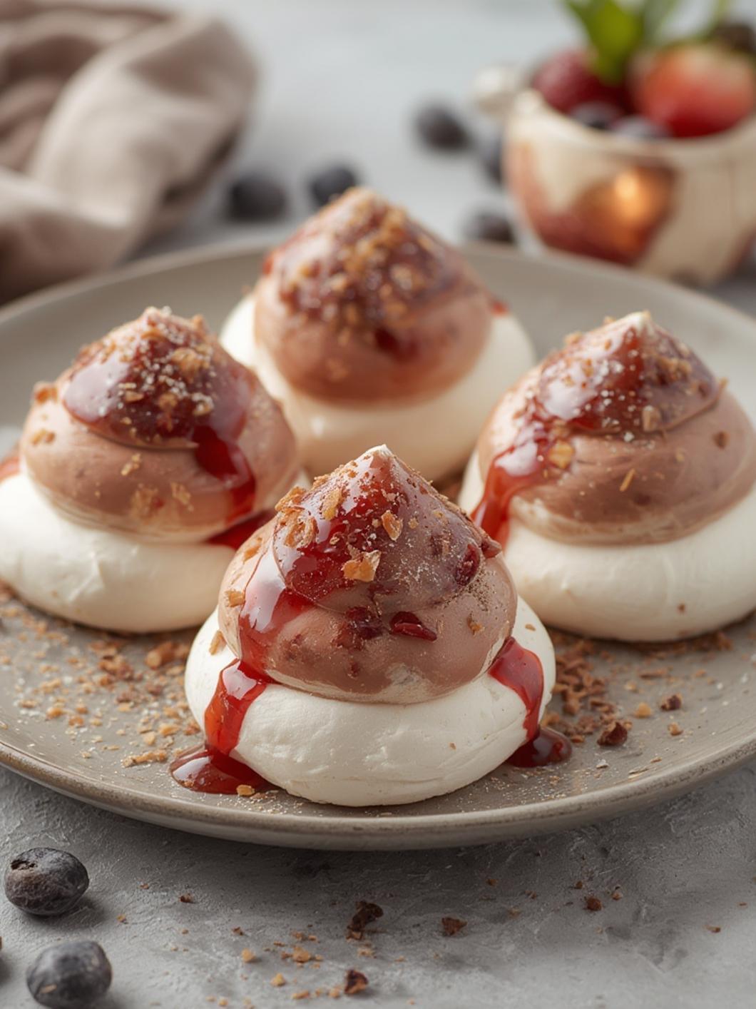 Pavlova Bombs served