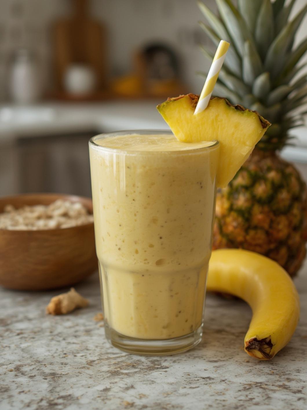 Pineapple Ginger Fat-Burn Smoothie