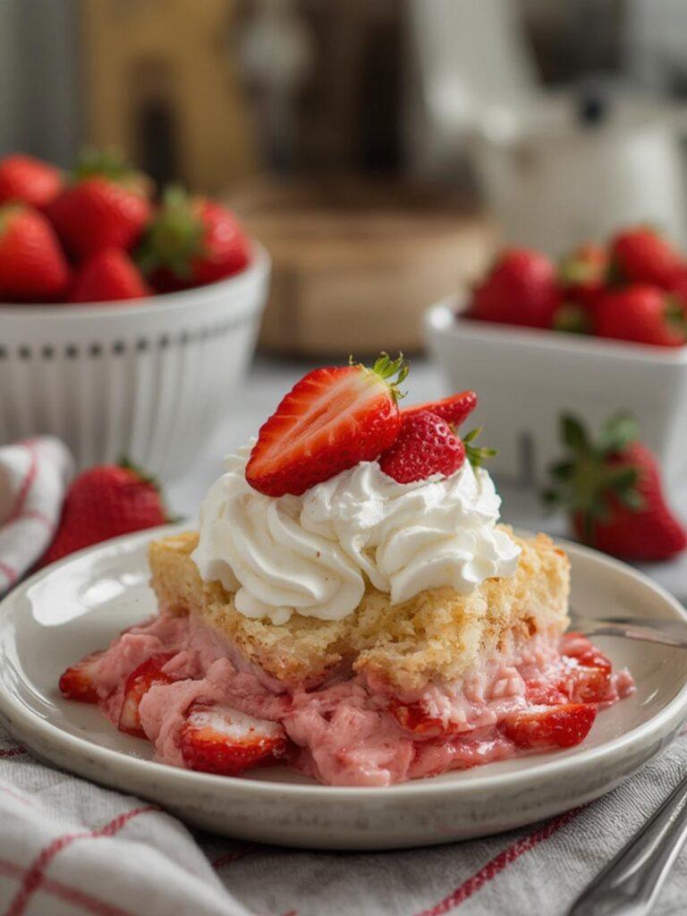Strawberry Shortcake Dump Cake