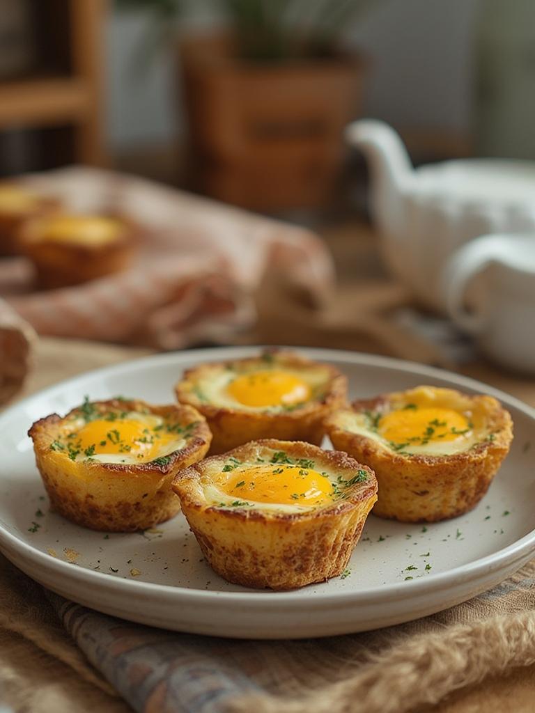 Egg Muffin Cups served