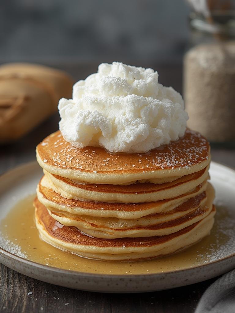 Fluffy Cloud Pancake Stack
