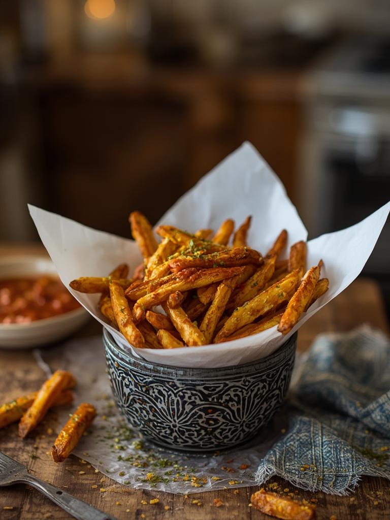 Louisiana Voodoo Fries served