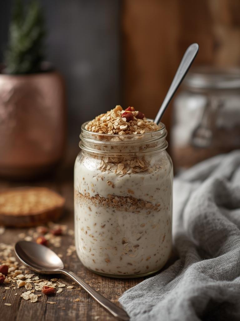 Overnight Oats served