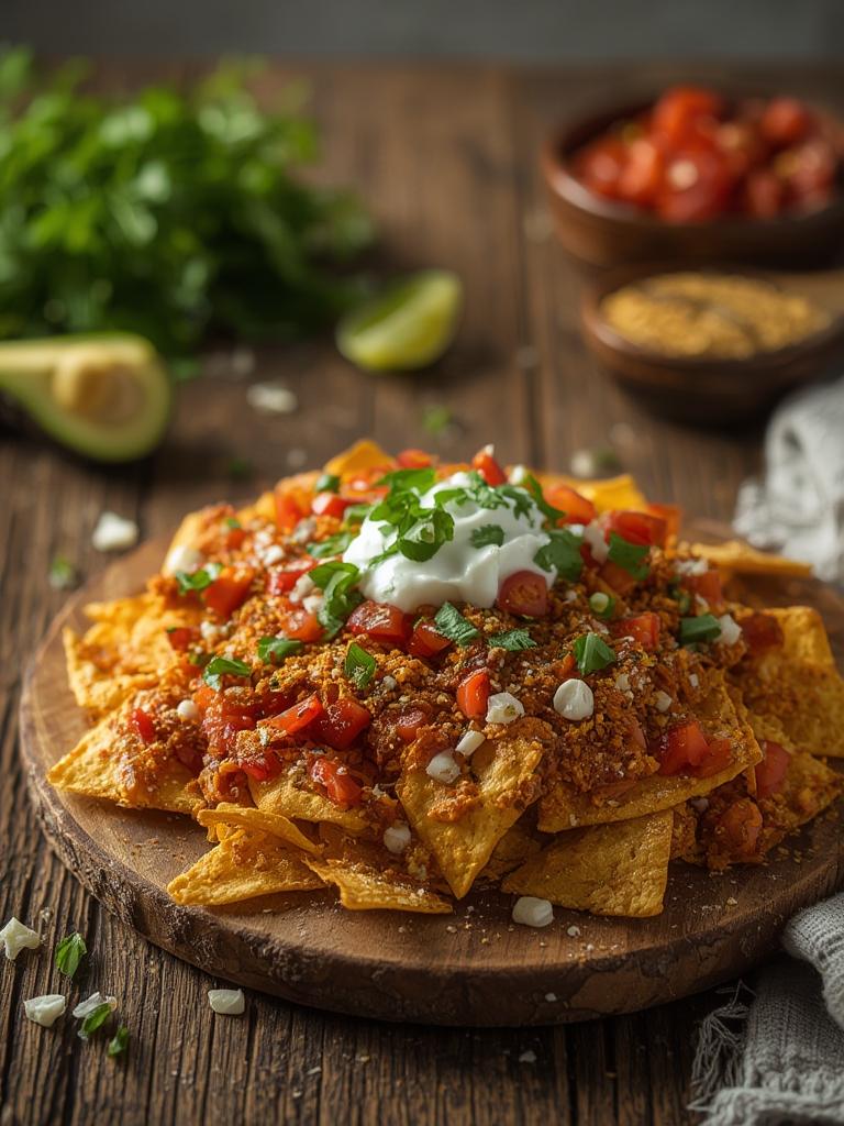 Crunchy Healthy Nachos