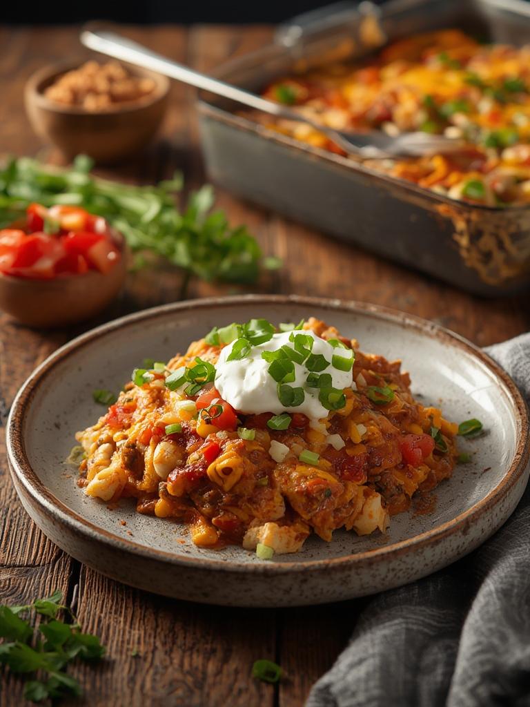 Easy Baked Burrito Casserole