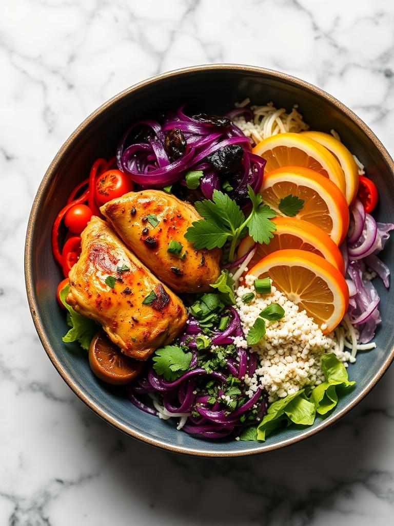 Healthy High-Protein Chicken Bowl