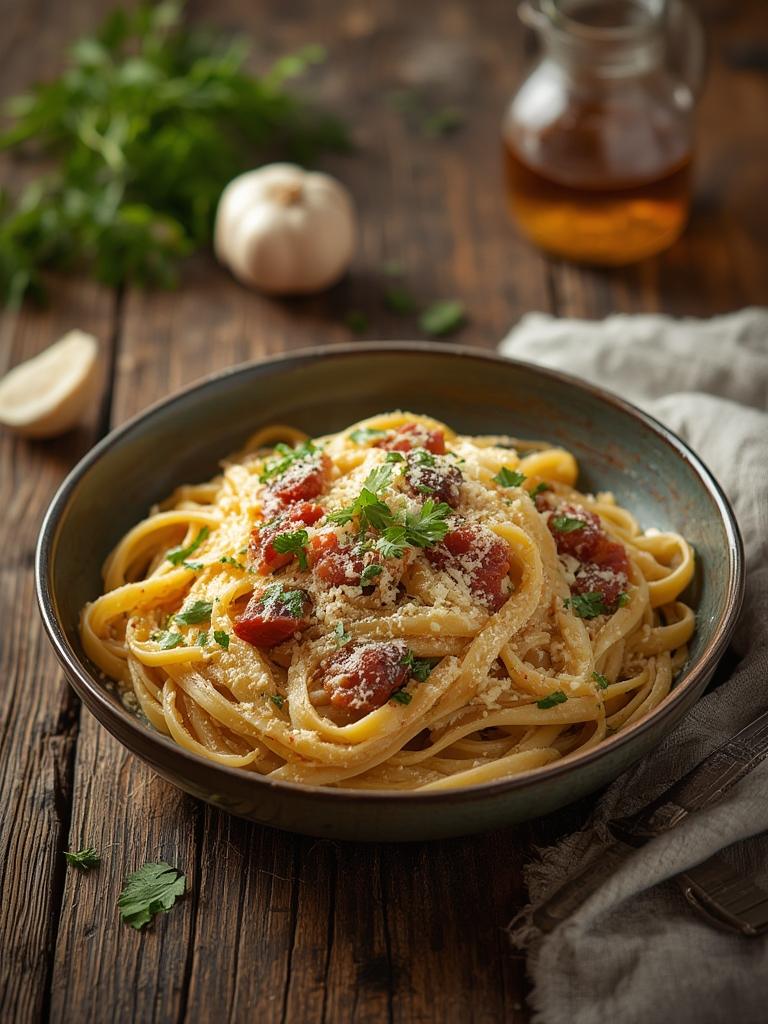 One-Pot Garlic Parmesan Pasta