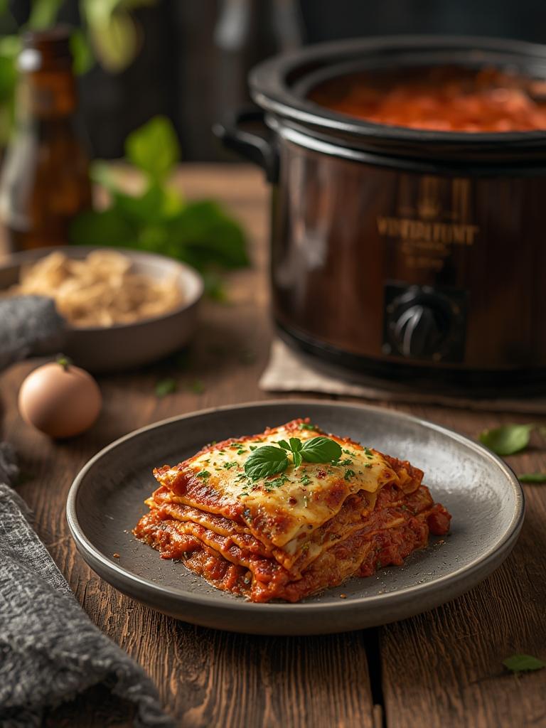 crockpot lasagna