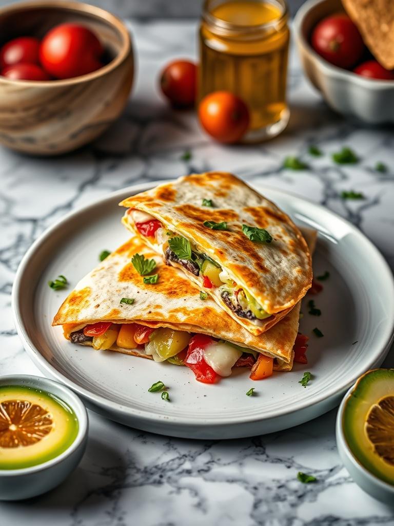10-Minute Breakfast Quesadilla (High Protein)