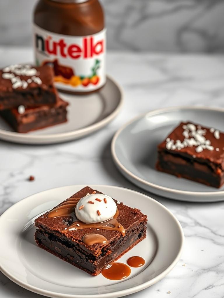 3-Ingredient Nutella Brownies