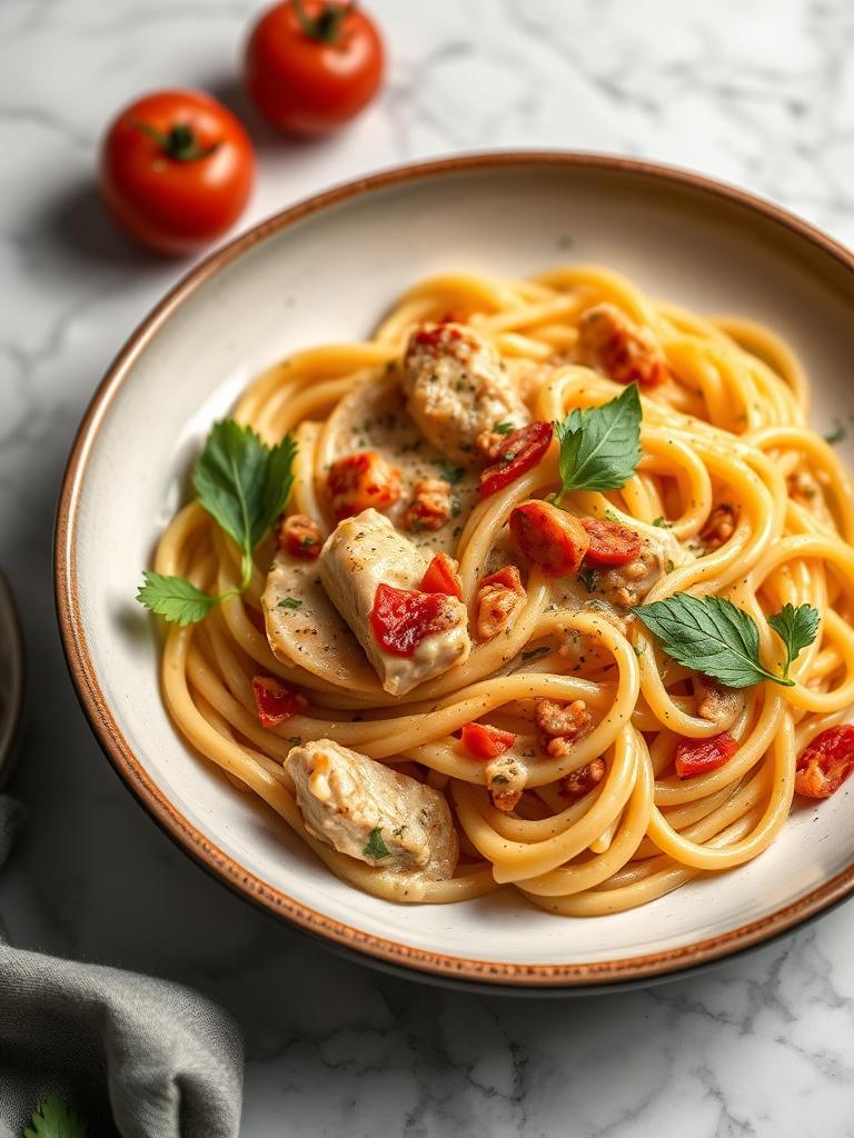 Creamy Tuscan Chicken Pasta