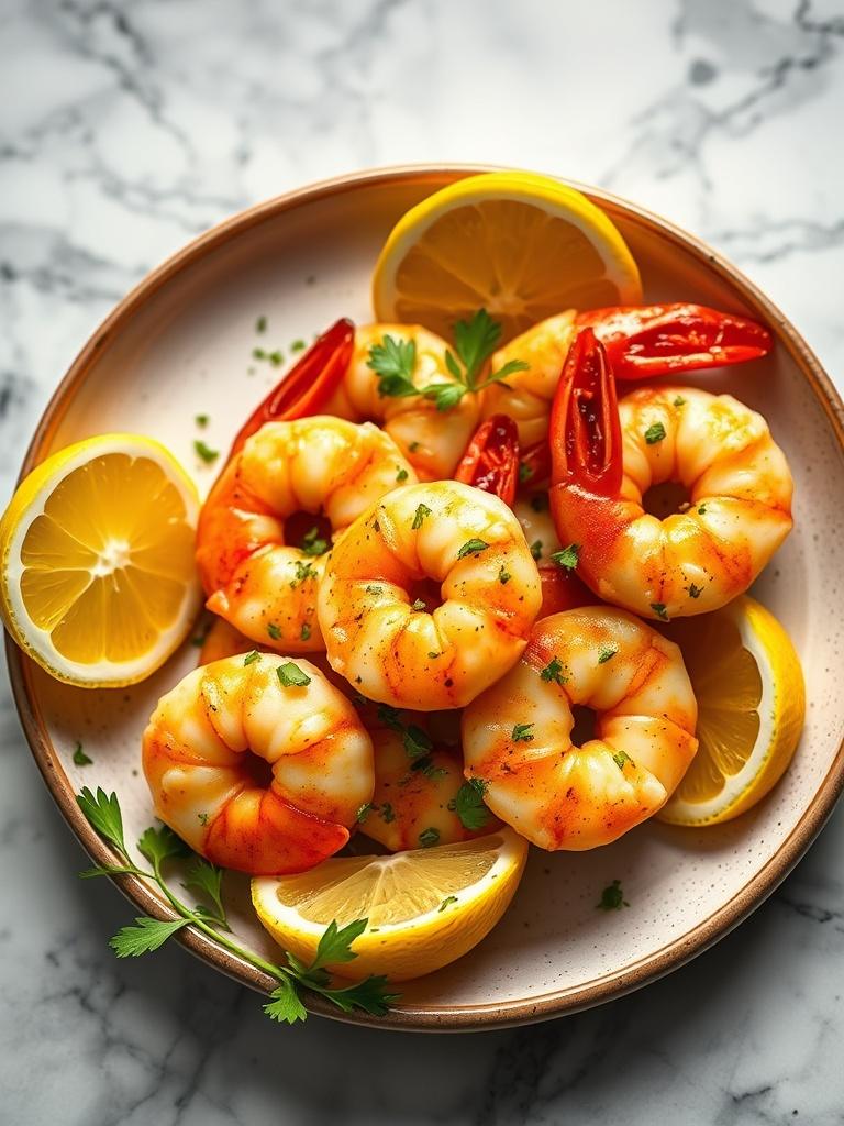 Garlic Butter Shrimp with Lemon (15 Minutes)