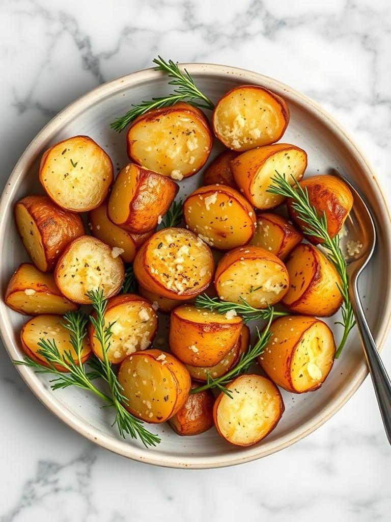 Garlic Parmesan Roasted Potatoes