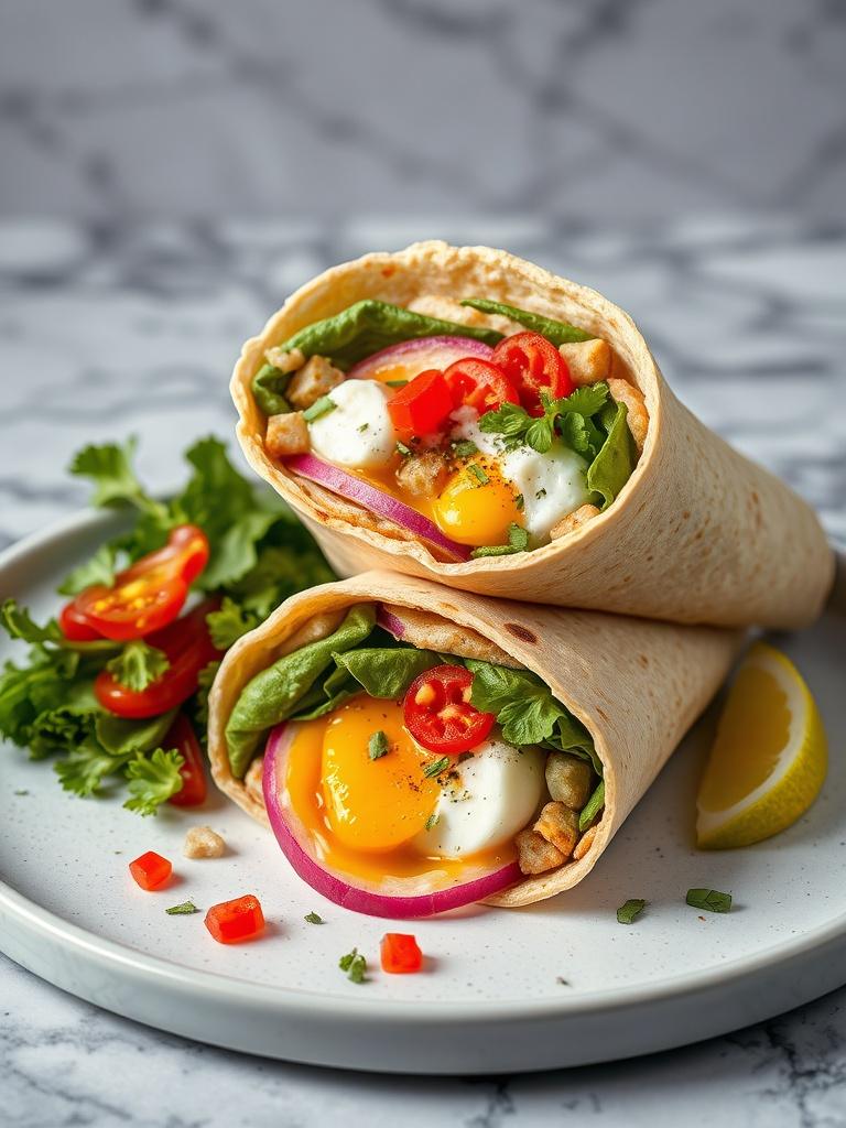 High Protein Egg Wrap