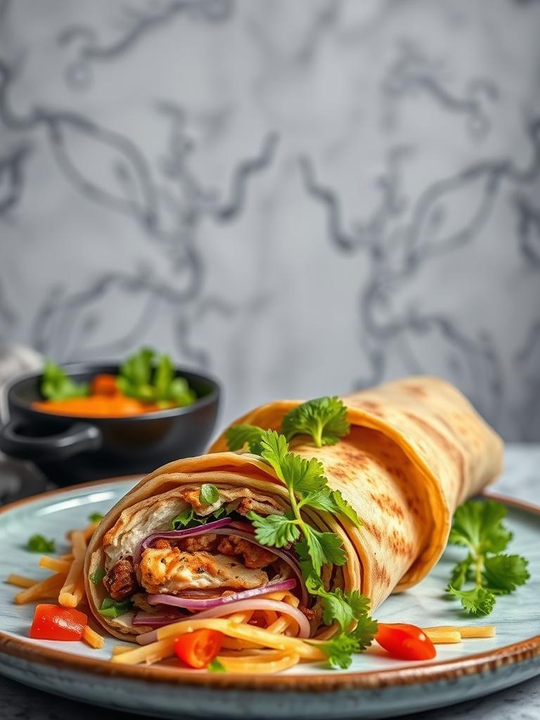 Low-Calorie Chicken Wrap
