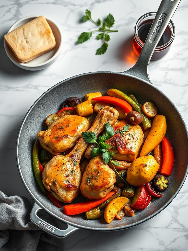 One Pan Chicken and Veggies