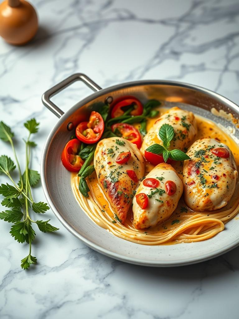 One-Pan Creamy Tuscan Chicken